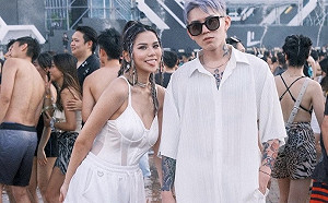 蕾菈夫妻挑戰「123滑走眼線」！湯宇失手變埃及艷后