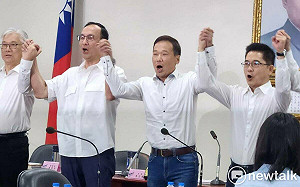 真的提名鍾小平！ 朱立倫主動牽手喊凍蒜 