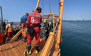 天使輪輪機艙抽除10噸混油水！港務公司：滑油儲存櫃已無殘油