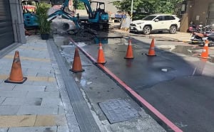 三峽瓦斯管線破裂 天然氣濃度超標封鎖中