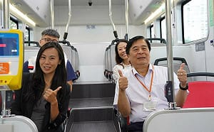 Model T電動公車亮相新北！ 857幹線公車9/19上線營運