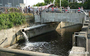 郭國文爭取1.5億改善劉厝大排惡臭  環境部長點頭同意