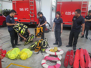 大甲溪旁撤離民眾  今自行返家