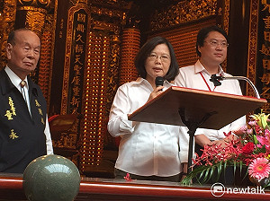 暴雨強襲　蔡英文：盼基隆市民不再受水災之苦