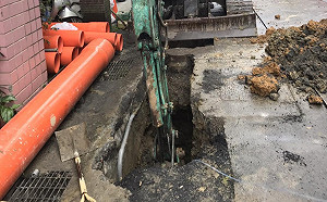 施工挖斷瓦斯管線　居民受驚紛走避