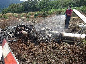 齊柏林失事直升機未裝黑盒子  墜機調查難度高