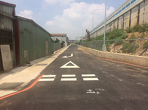 中清路國道一號東側便道開通  縮減半小時車程