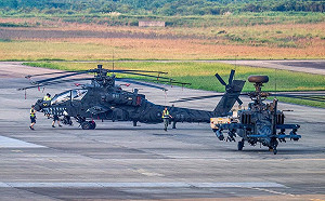 阿帕契｢虎斑鯊魚尖牙｣塗裝不准展掀反彈！邱國正核定修正如期展出