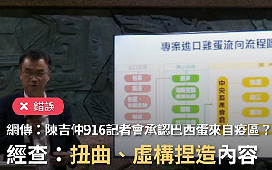 陳吉仲遭抹黑、認知作戰？事實查核中心：9月16日記者會遭扭曲、虛構捏造