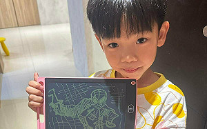 蔡桃貴5歲繪畫天份驚人！網讚嘆：遺傳媽媽好基因