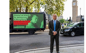 中國外交官又來找麻煩 私下發信要求各國抵制黎智英兒子