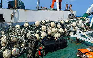 黃岩島海上屏障事件！中國海警秀照片：23日收回攔阻設施 批菲「捏造事實、自導自演」