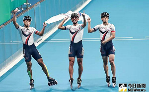 中華男子3000公尺接力賽摘下金牌