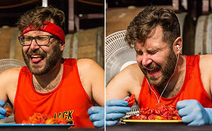 狠角色！50個「死神辣椒」他7分鐘內吃完 打破世界紀錄