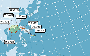 小犬觸陸！氣象署擴大陸警範圍 降雨趨勢一圖看