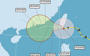 小犬強風超驚人！桃園沒放假「颳11級陣風」 氣象署揭二次登陸機率
