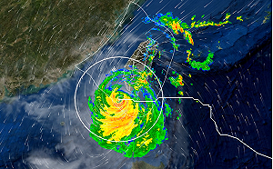 小犬減弱中！明日本島脫離暴風圈 氣象署：最快上午解除陸警