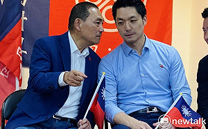 曝柯文哲時期「中興橋國旗只插一半」 侯友宜讚蔣當選：雙北滿地國旗 