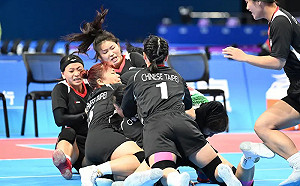 卡巴迪賽事 中華隊1分之差不敵印度 奪下銀牌