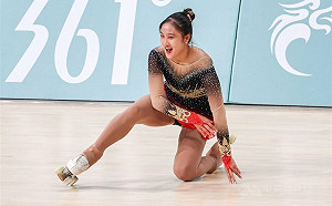 花式溜冰洪筱晴摘金 杭州亞運台灣18金超越上屆