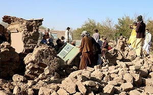 阿富汗西北部強震 救難人員持續搜尋生還者