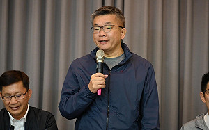 陳建仁會勘台中海線鐵路遭藍營「踢館」  蔡其昌爆氣：藍委難道都不識字？　