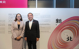 夜邀羅森柏格看台灣設計展 侯友宜：有空常來台灣看老朋友