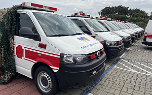 響應援助烏克蘭 新北援贈24輛復康巴士