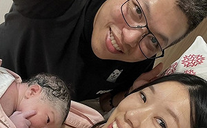 百靈果Ken愛女出生！親眼目睹「老婆生產」激動哭了