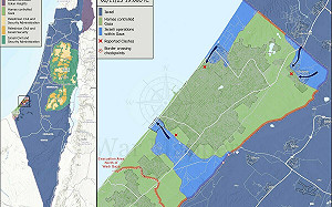 加薩市包圍網形成！一圖看以色列如何「攔腰截斷」加薩走廊