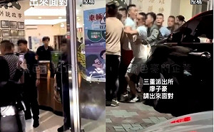 10餘惡煞包圍三重派出所囂張  嗆警出來面對