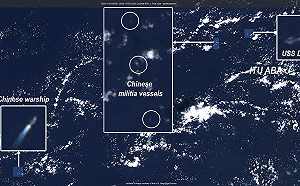 「圖解」太平島美中軍艦對峙 他分析可能是解放軍「膝反射」或成通例