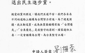 綠營台東確定分裂 劉櫂豪退黨：以無黨籍參選立委 