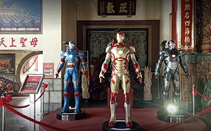 台南最新景點曝！宮廟擺滿「漫威英雄」超狂