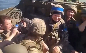 烏3旅勇渡第聶伯河 俄陸戰旅損80%兵力 用87枚炸彈狂轟烏軍退路