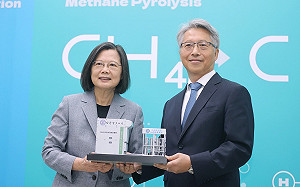 去碳燃氫發電 蔡英文：樂見中研院和台電攜手推動 