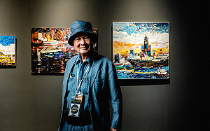 高齡出道不老創作魂 精采作品參展「高雄國際鋼雕藝術節」