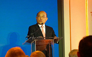 蘇貞昌：經歷過戒嚴時代的台灣人 很高興看到民主能扎根