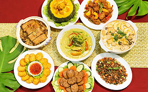 融合亞洲四大菜系 「龍轉錢坤泰饗宴」呈現素食年菜新風貌