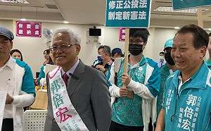 郭倍宏登記參選立委  曝心聲：老驥伏櫪  為了當一個負責任的台灣人 