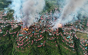 反叛軍攻入核心陣地! 上百架無人機狂轟 緬北激戰 果敢老街緊急宵禁