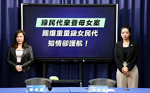 綠議員蔡耀頡被控棄養母女 國民黨點名何欣純護航「渣男」