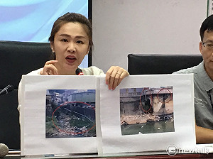 五股坑溪屢遭污染  李婉鈺：環保局擺爛？
