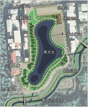 解決台中坪林長年水患   慈光七村滯洪池明年底完工