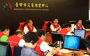 中市防災 林佳龍親自盯整備