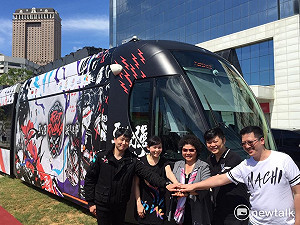 搶先看！高雄輕軌車廂  亞洲《英雄聯盟》最強決戰上身