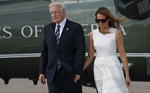 第一家庭團圓了 梅蘭妮亞攜子搬進白宮