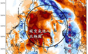 負北極振盪發生中！鄭明典曬一圖揭對台灣影響