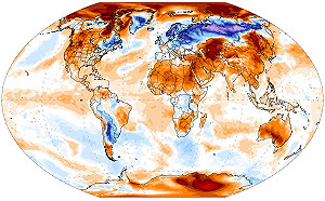 北半球冷熱成明顯對比！鄭明典證實：今年高溫99.％破紀錄 