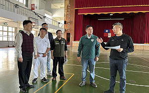 完成師生多年期待  蔡其昌爭取大安國中活動中心裝設冷氣系統